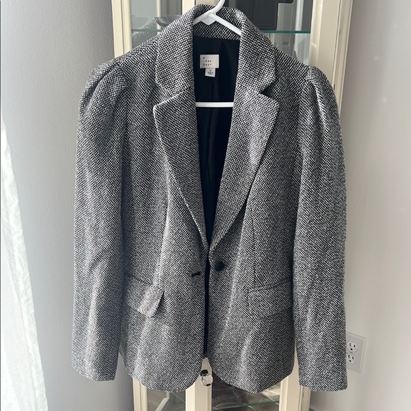 Gray tweed blazer - Picture 1 of 4